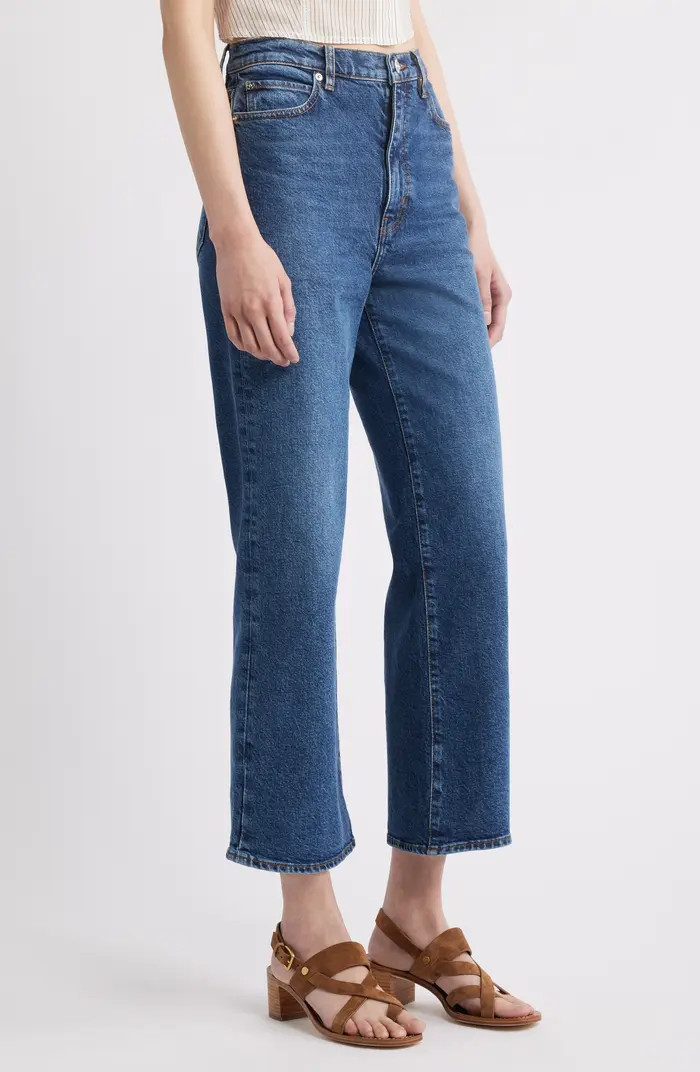 The Wide High Waist Ankle Wide Leg Jeans | Nordstrom