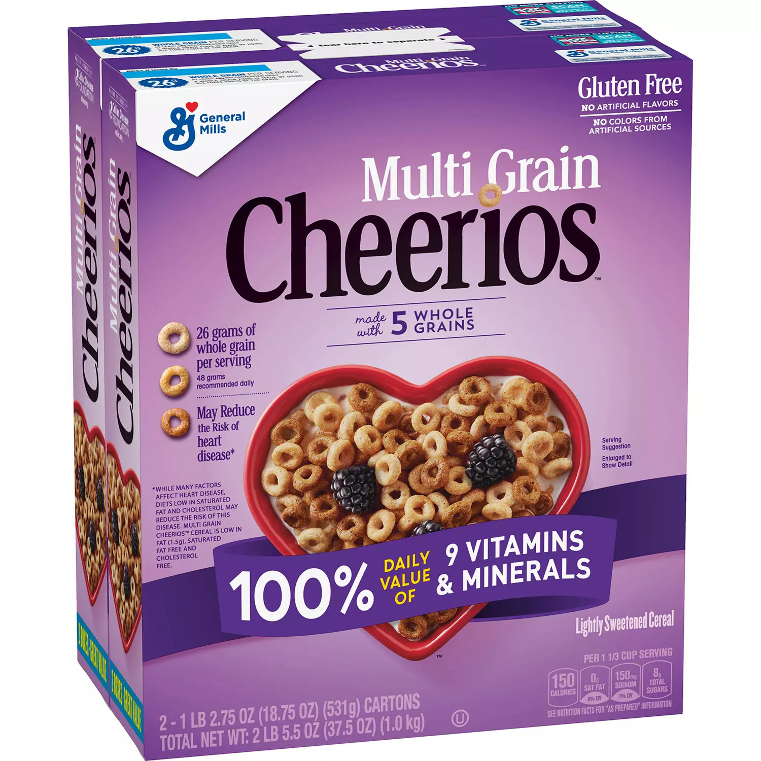 Multi-Grain Cheerios Gluten-Free Breakfast Cereal, 37.5 oz. | Sam's Club