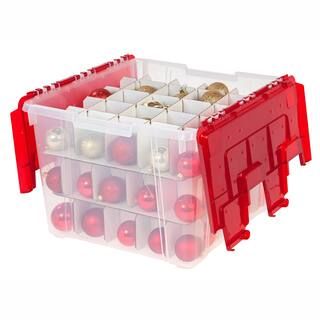 Iris® Red Ornament Storage Box, 2 ct | Michaels® | Michaels Stores