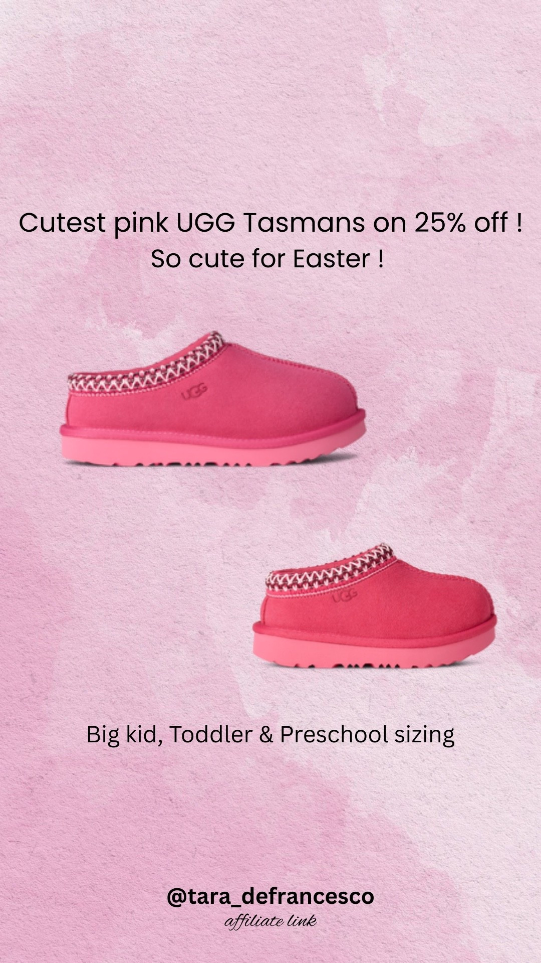 Pink Tasman Uggs  on sale 🩷

#LTKkids #LTKSeasonal #LTKsalealert