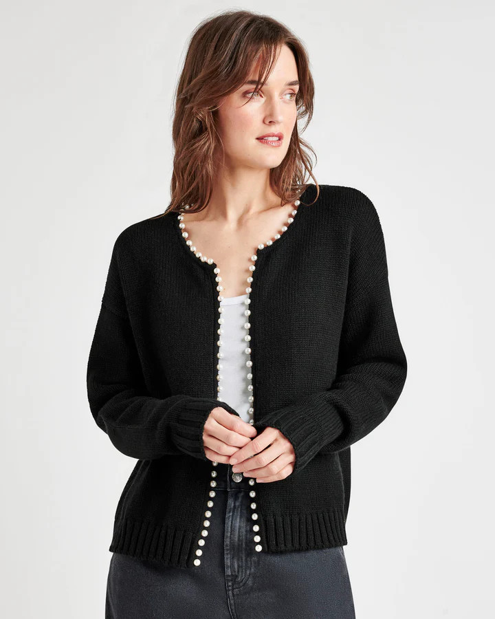 Emmy Cashblend Pearl Cardigan | Splendid