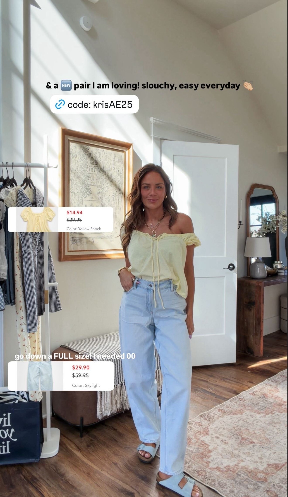 krisAE25 for extra 25% off sale @americaneagle 

#LTKootd #LTKSaleAlert