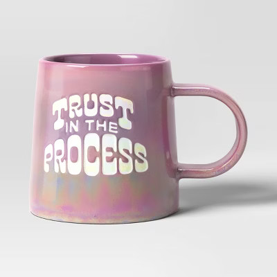 16oz Stoneware Trust in The Process Mug - Room Essentials™ | Target