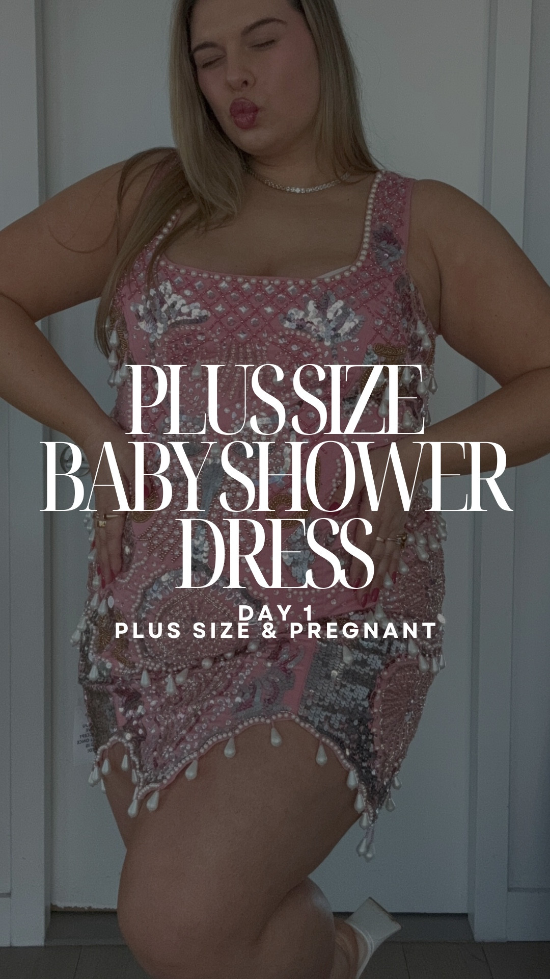 PLUS SIZE & PREGNANT: Baby shower dresses day 1 💗💙

This is for my late 2nd trimester, early 3rd trimester girlies. Not a TON of bump room because it’s not stretchy but I just LOVED it. COMES IN PINK💗 AND BLUE💙!

I am currently a size 18 - I would recommend ordering your same size + one size up and keep the one that is more comfortable. 

#LTKPlusSize #LTKBump #LTKParties