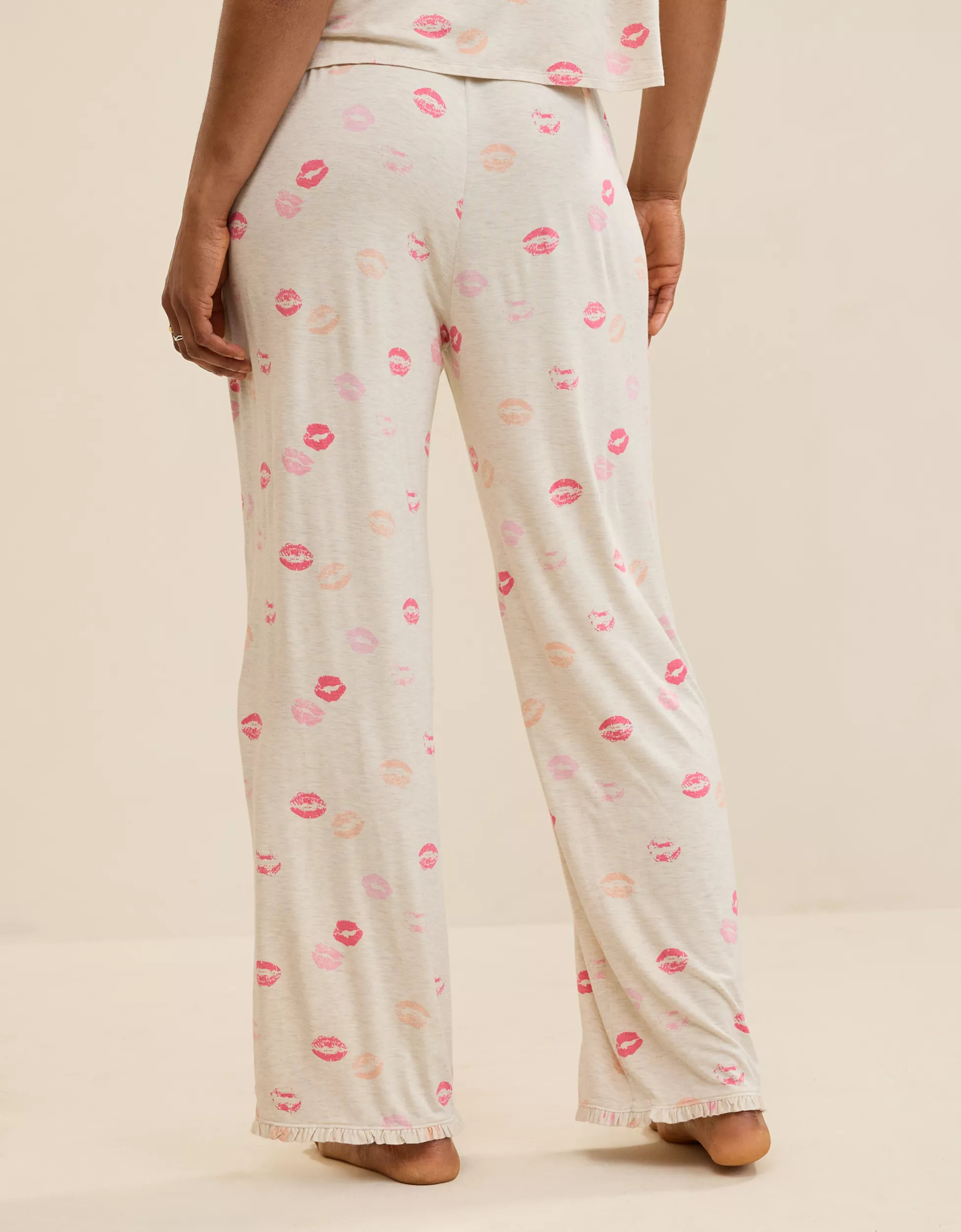 Aerie Real Soft® Ruffle Trouser PJ Pant | Aerie