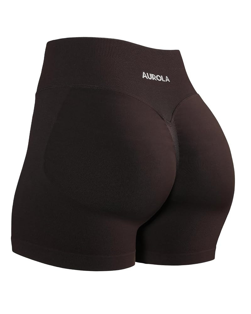 AUROLA Influence Workout Shorts for Women,2.5 3.5 4.5 5.5 6.5 No Roll Up Squat Proof Scrunch Seam... | Amazon (US)
