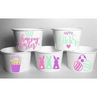 Easter Cups Dinner Treat Party Favors Cup Ice Cream Food | Etsy (US)