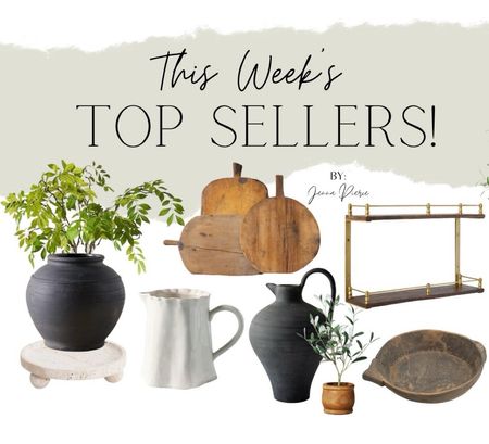 Here are the Top Sellers that you all are loving this week! 😍 #ltkhome #rusticdecor #homedecor 

#LTKhome
