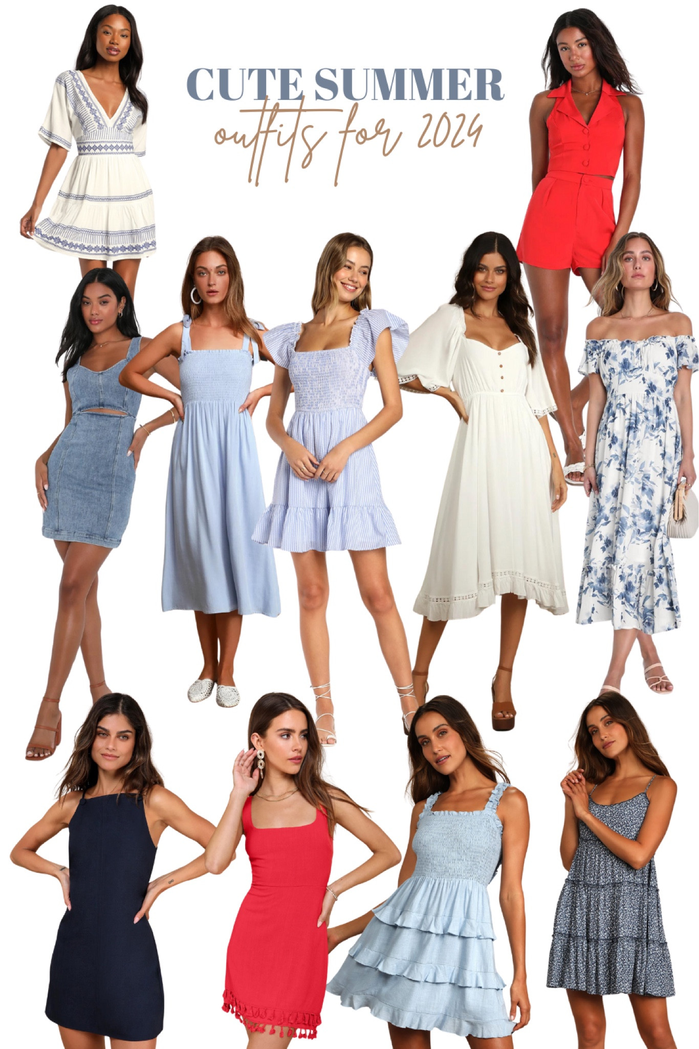 Summer outfit ideas for 2024! Cute summer outfits, sundresses, midi dress, maxi dress, dresses for all occasions, cute dresses, pretty dresses, dresses for women

#LTKSeasonal #LTKstyletip #LTKsalealert