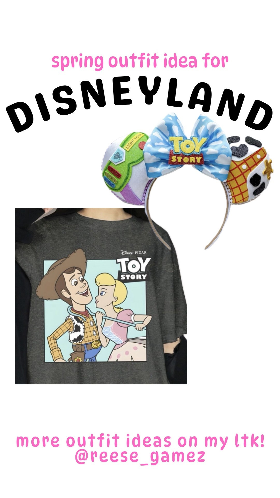disney outfit, disneyland outfit, disney outfits, disneyland outfits, toy story outfit, mickey ears, minnie ears

#LTKTravel #LTKootd #LTKSeasonal
