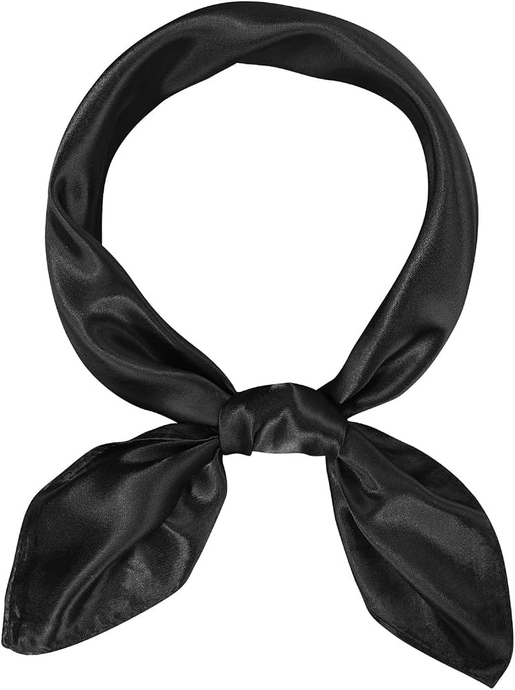 American Trends Women Silk Feeling Scarf Satin Head Scarves Square Stain Scarf Wrap Neck Scarf Li... | Amazon (US)