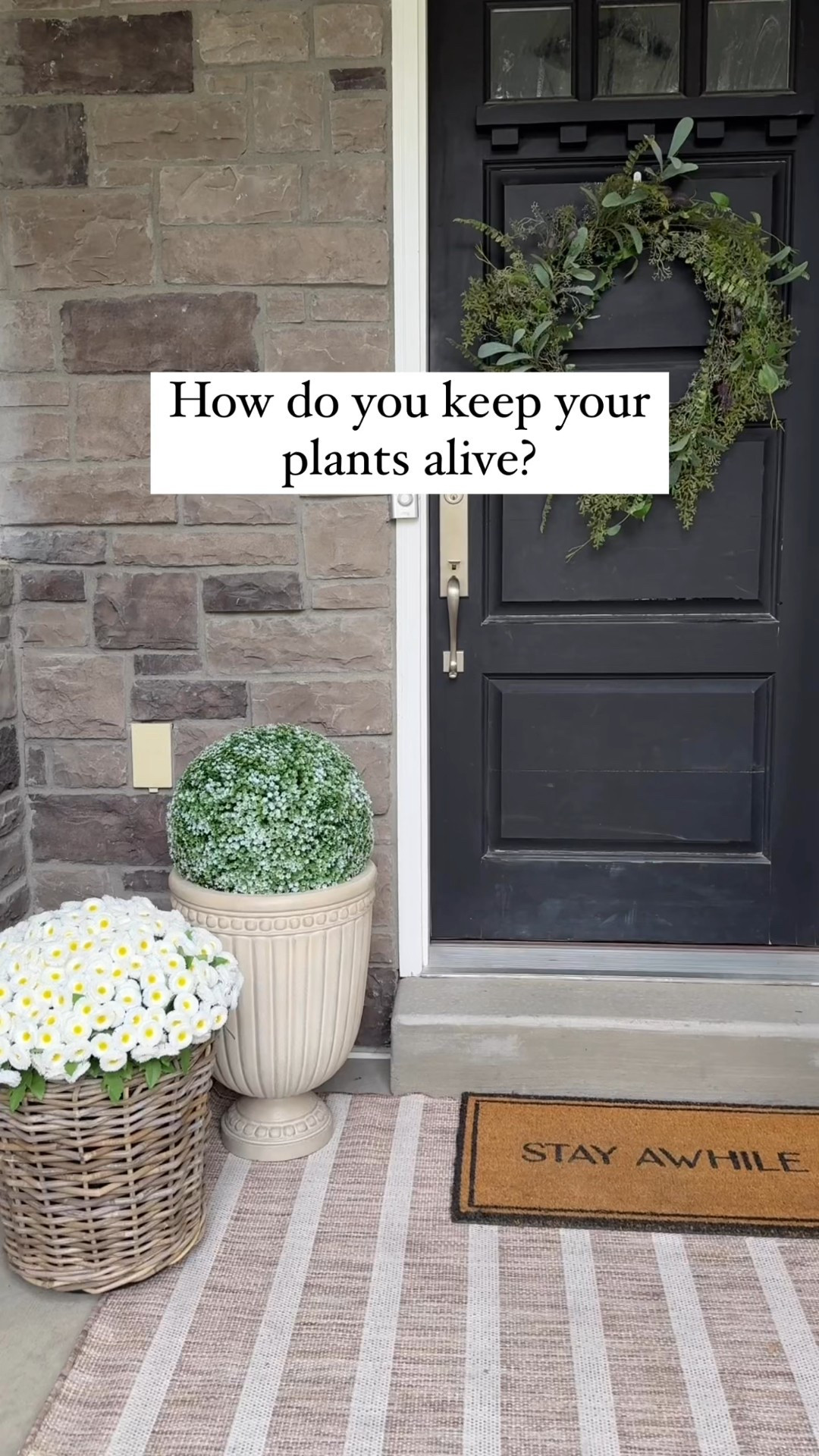 Front porch favorites! Faux flowers, pots, neutral rugs, neutral front porch 

#LTKSummerEdit #LTKHome #LTKFindsUnder50