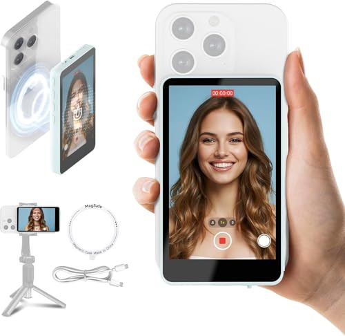 SYNCO XView Vlog Selfie Monitor Screen for iPhone & Android, Magnetic Wireless Back Camera Phone ... | Amazon (CA)