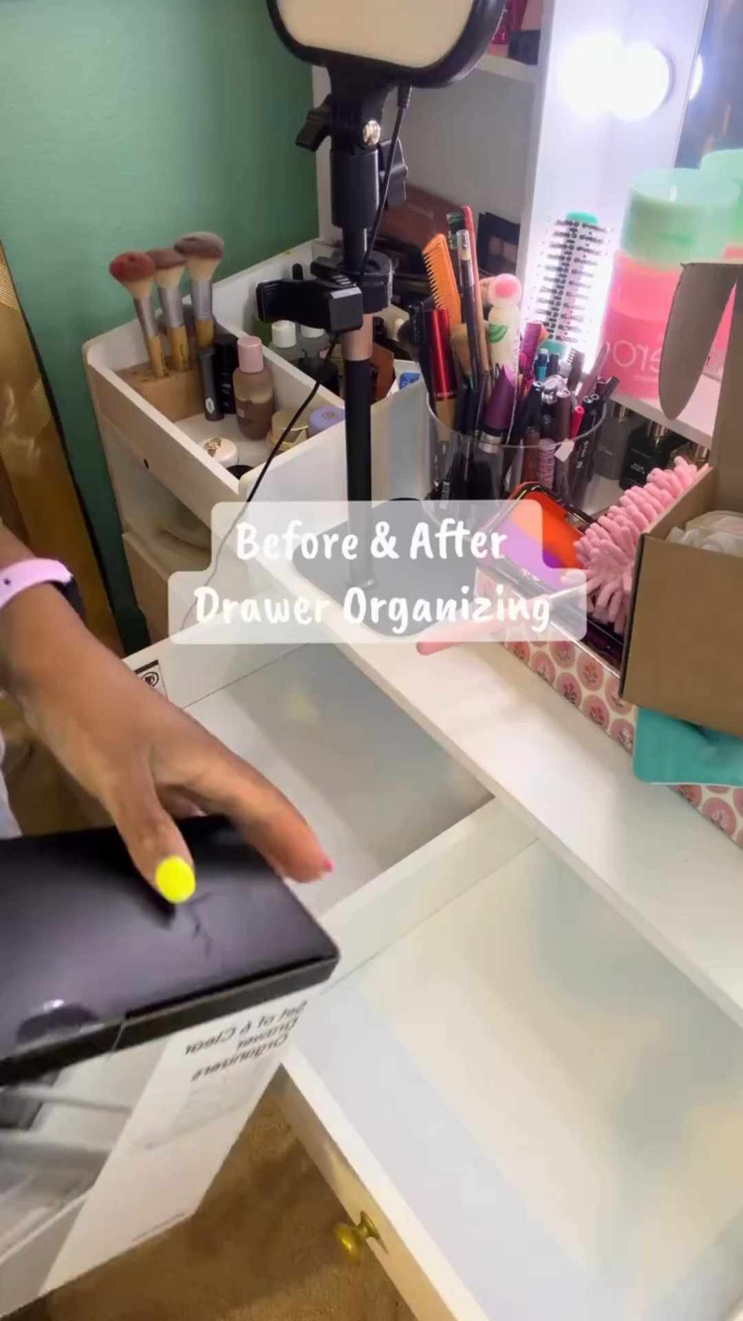 Out with the chaos, in with the clean girl aesthetic ✨

Before → cluttered, can’t find a thing
After → polished, pretty, and everything in its place 💁🏽‍♀️

Take a peek at this vanity drawer transformation… because your space should work for you, not stress you out.

Ready for your own before & after moment? Let my expert team come in and handle it—no more digging, no more mess, just results.

📲 Book your transformation today: www.getorganizedbykey.com
📞 (972) 808-6481

Because a clean drawer? That’s a small win that changes your whole day.

#LTKHome #LTKBeauty #LTKootd