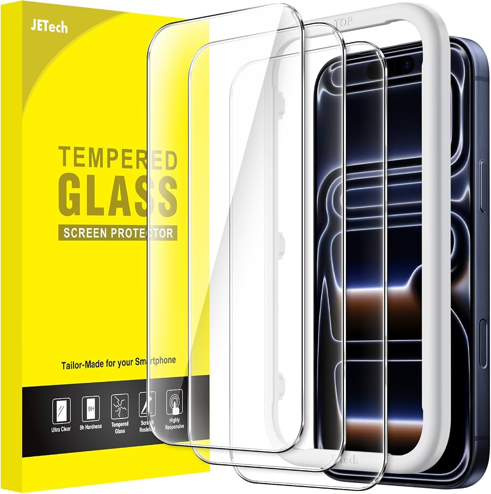 JETech Screen Protector for iPhone 17 Pro, 3-Pack | Amazon (US)
