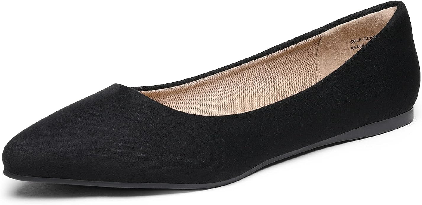 DREAM PAIRS Women's Dress Pointed Toe Flats Ballet Comfort Soft Slip On Casual Flat Shoes for Wor... | Amazon (US)