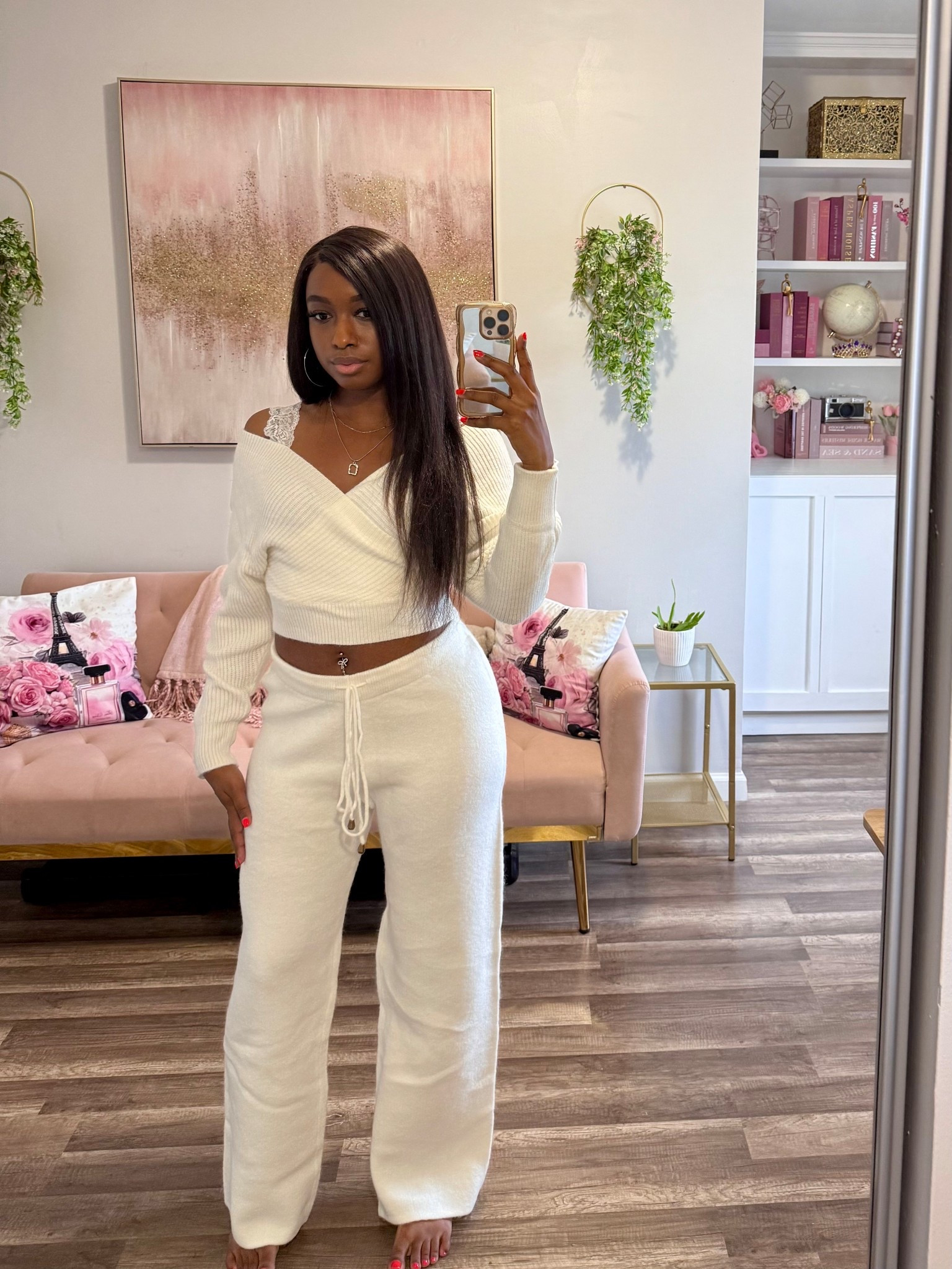 The ultimate cozy girl look. This off-shoulder white knit sweater and wide leg pants set gives effortless luxury on a chill day. Perfect for relaxing at home or running errands in style.

Size = small 
Linked my exact set

#cozyoutfit #neutralstyle #fallfashionfinds #knitset #loungewearset #whiteoutfit #romwefinds #comfychic #stayhomestyle #softgirlaesthetic #ltkfashion #ltkstyle #ltkunder50

#LTKSeasonal #LTKFindsUnder50 #LTKHalloween