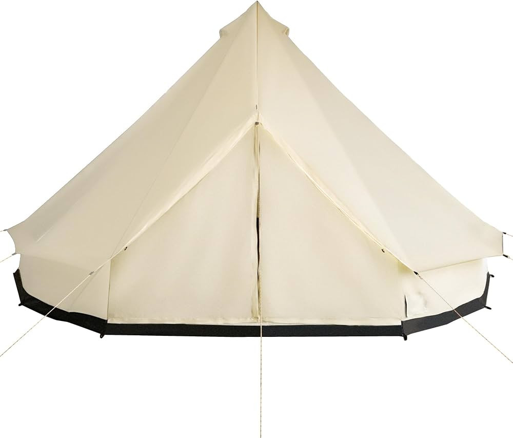 Outsunny 10-Person Yurt Tent Glamping Bell Tent with Spacious Interior, Breathable Waterproof Des... | Amazon (US)