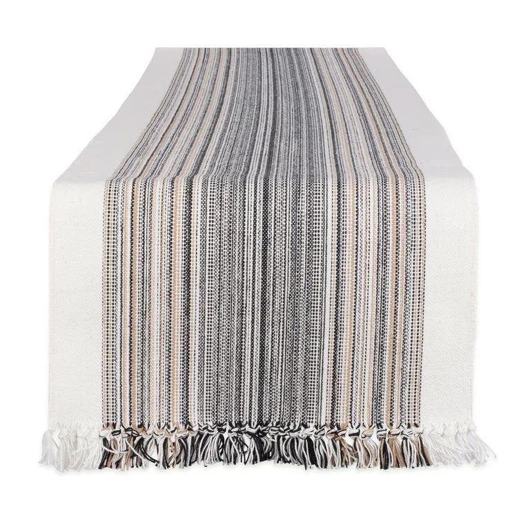 Archambault Rectangular Striped Cotton Table Runner | Wayfair North America