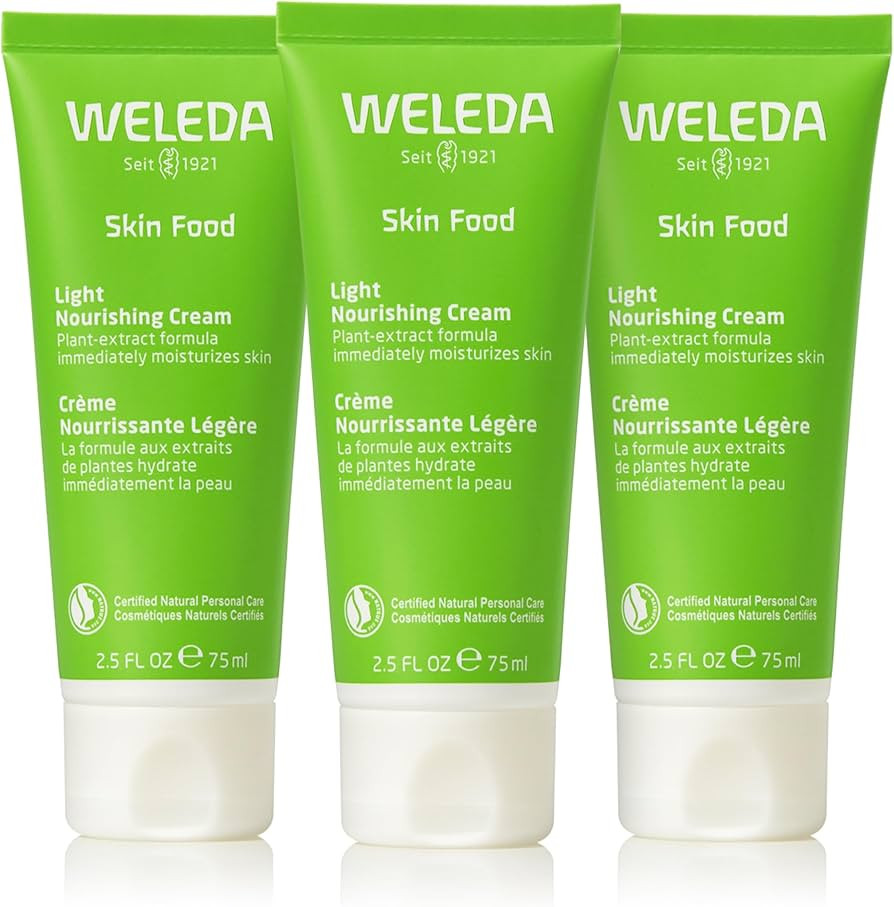 Weleda - Skin Food Light Moisturizing Cream 3-pack - Fast-Absorbing, Ultra-Hydrating Formula with... | Amazon (US)