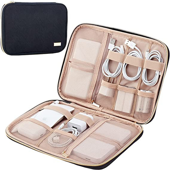 NISHEL Electronic Organizer, Travel Cord Tech Organizer Case, Packing Essentials for Cable, Charg... | Amazon (US)