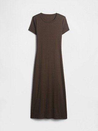 Cutout Maxi T-Shirt Dress | Gap Factory