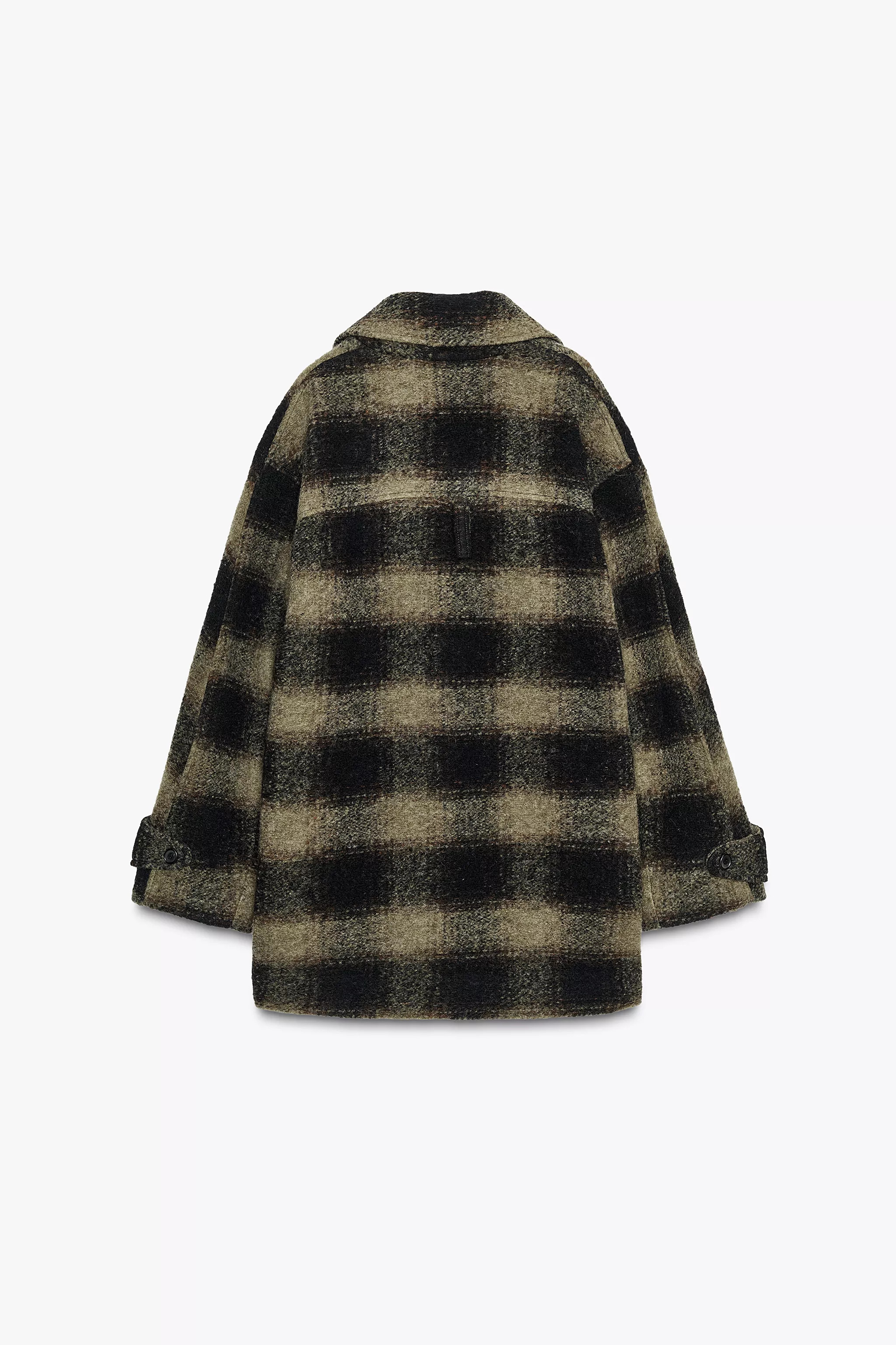 PLAID WOOL BLEND COAT ZW COLLECTION LIMITED EDITION | Zara Canada
