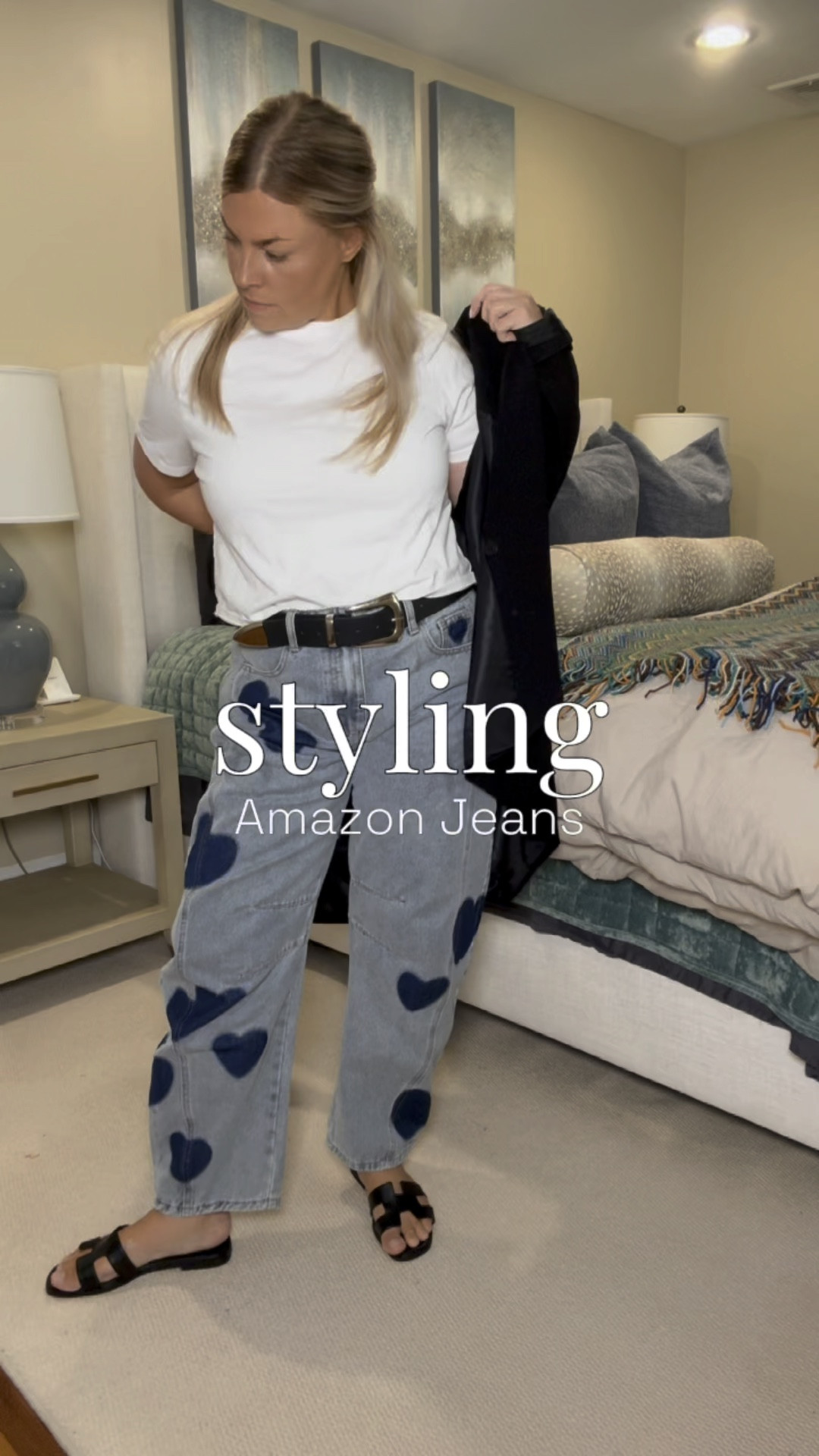 When I saw these jeans on Amazon I was 50/50, but I took the chance and I am so glad I did! They are fun and super affordable. And give a simple outfit a little visual interest! Pro tip, size up for a baggy/looser fit from your normal size. 

#LTKWorkwear #LTKFindsUnder50 #LTKSaleAlert