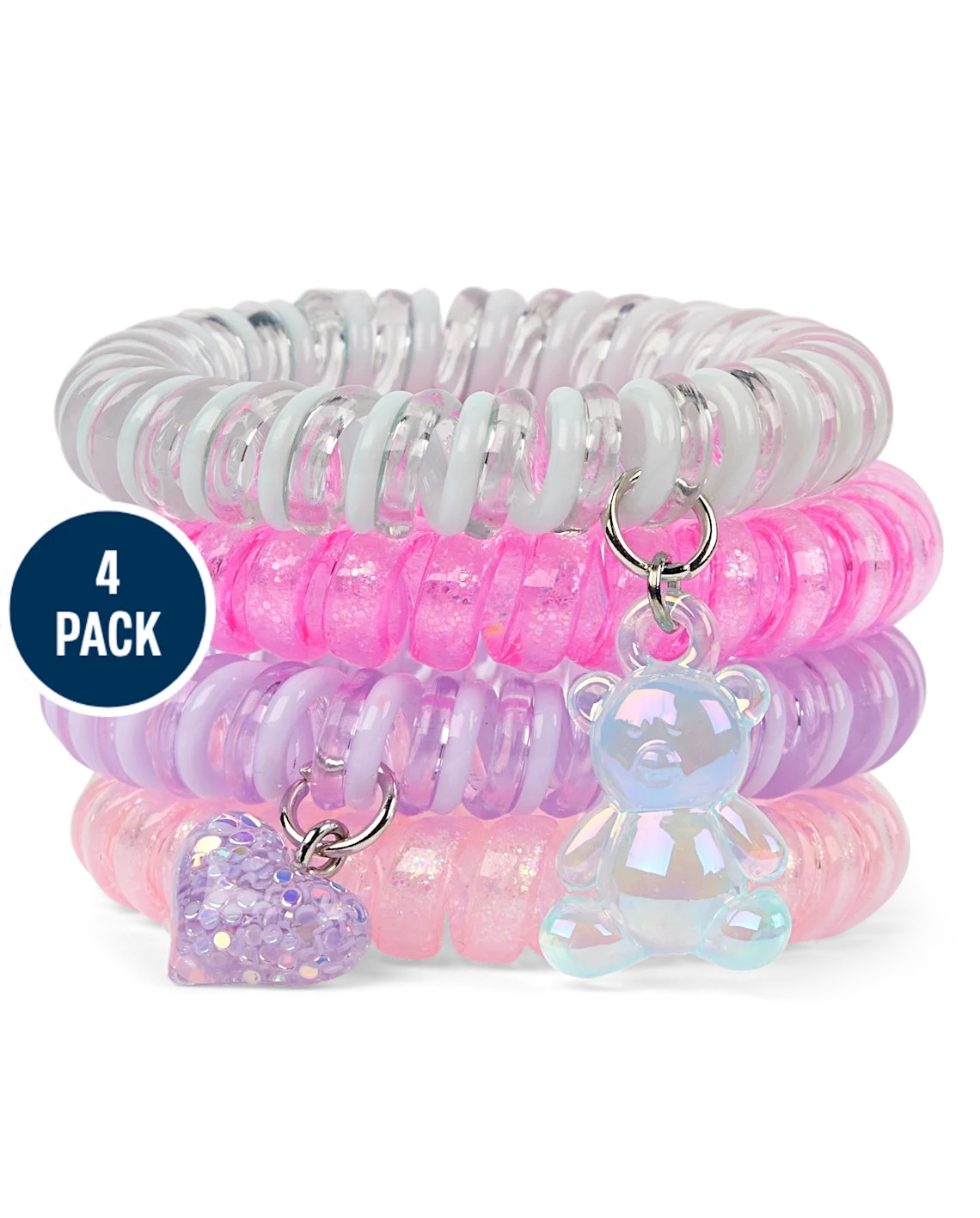 Girls Candy Bear Coil Bracelet 4-Pack - multi | The Children's Place