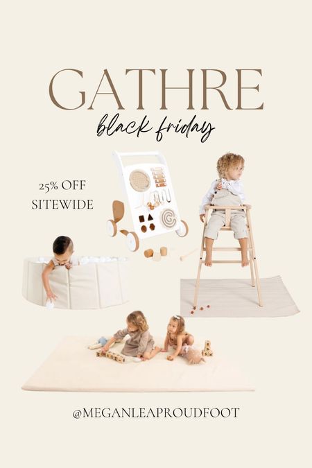 sustainable baby products from gathre are my favorites! 25% off for early black friday! ✨

#LTKkids #LTKHolidaySale #LTKGiftGuide