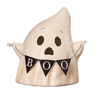 Bethany Lowe 6.0 Inch Luminary Boo With Banner Halloween Figurine , Lightweight Halloween Decor Halloween Ghoul Vintage Style (1PC) | Target
