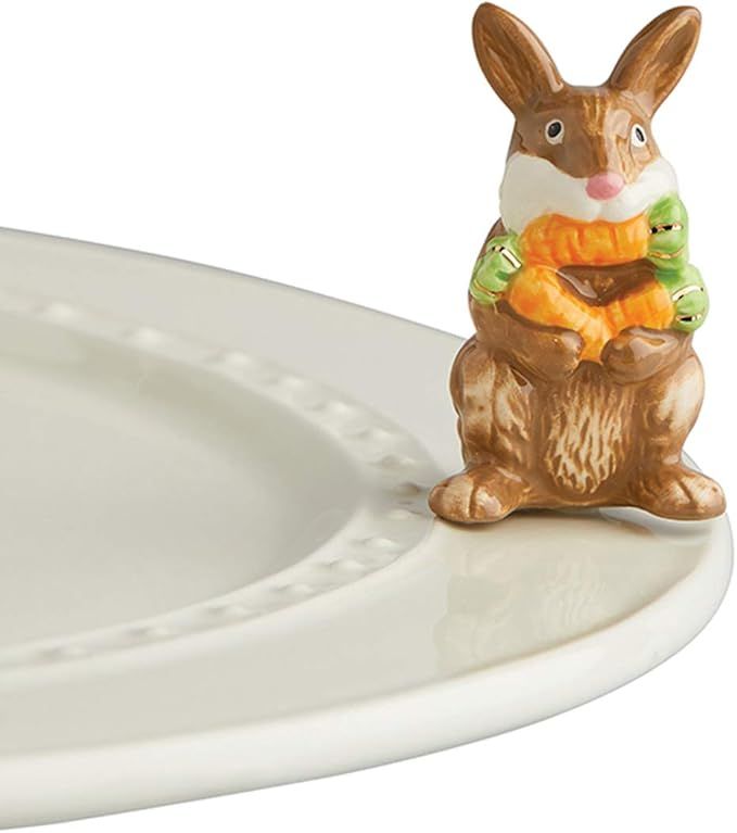 Nora Fleming Hand-Painted Mini: Funny Bunny (Brown Bunny) A226 | Amazon (US)