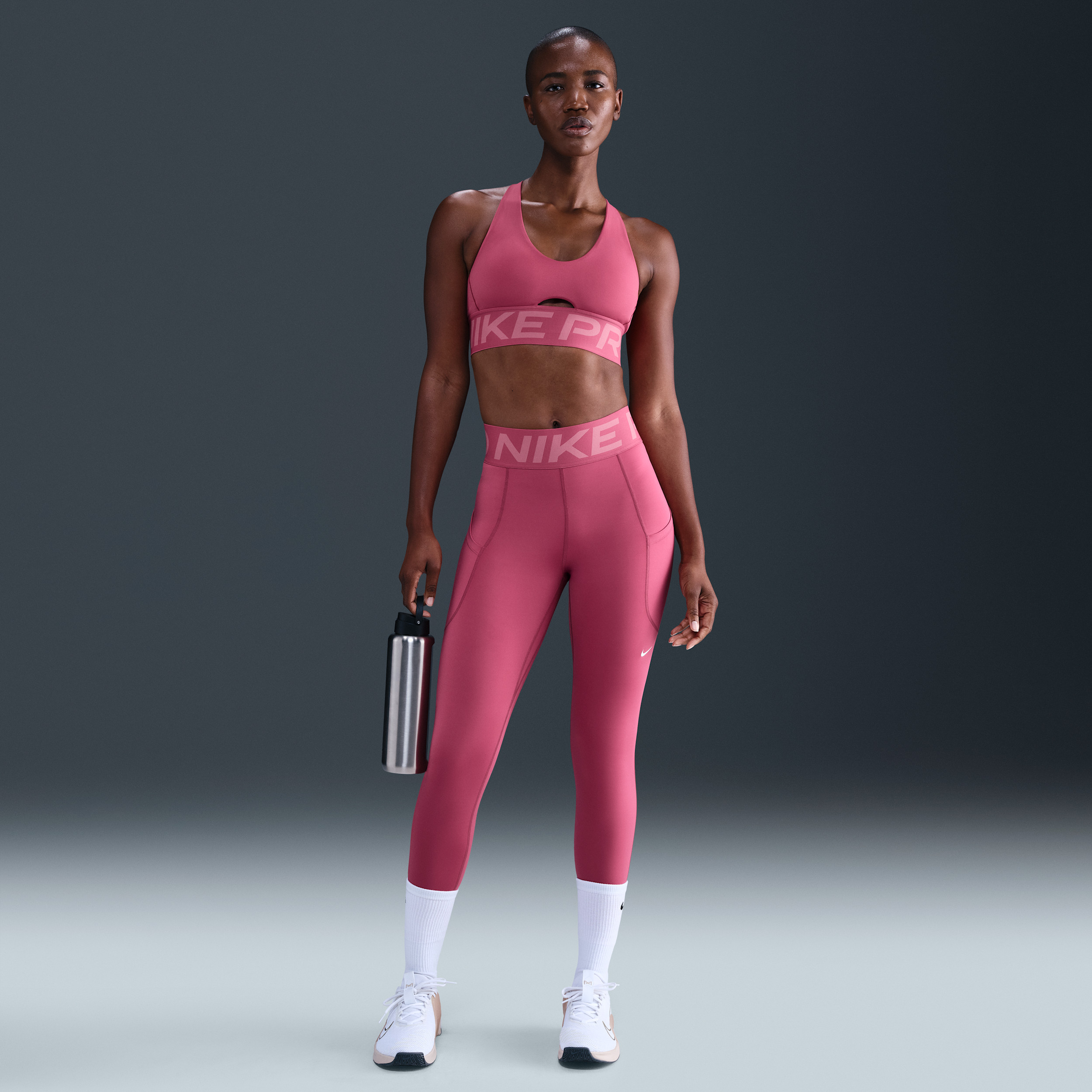 Women's Nike Pro Sculpt High-Waisted 7/8 Leggings with Pockets in Purple | FV7388-634 | Nike (US)