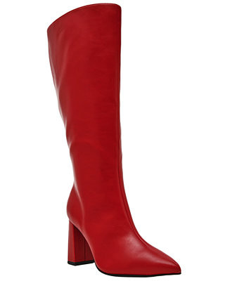 Women's Islah Block Heel Knee High Boots | Macy's