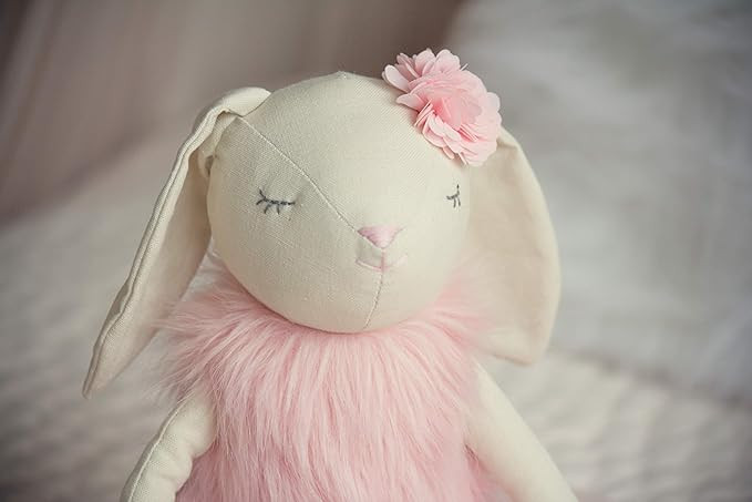 Lilly The Bunny | Beautiful Cream Cotton Linen Plush Doll with Floppy Ears, Arms & Legs | Authent... | Amazon (US)