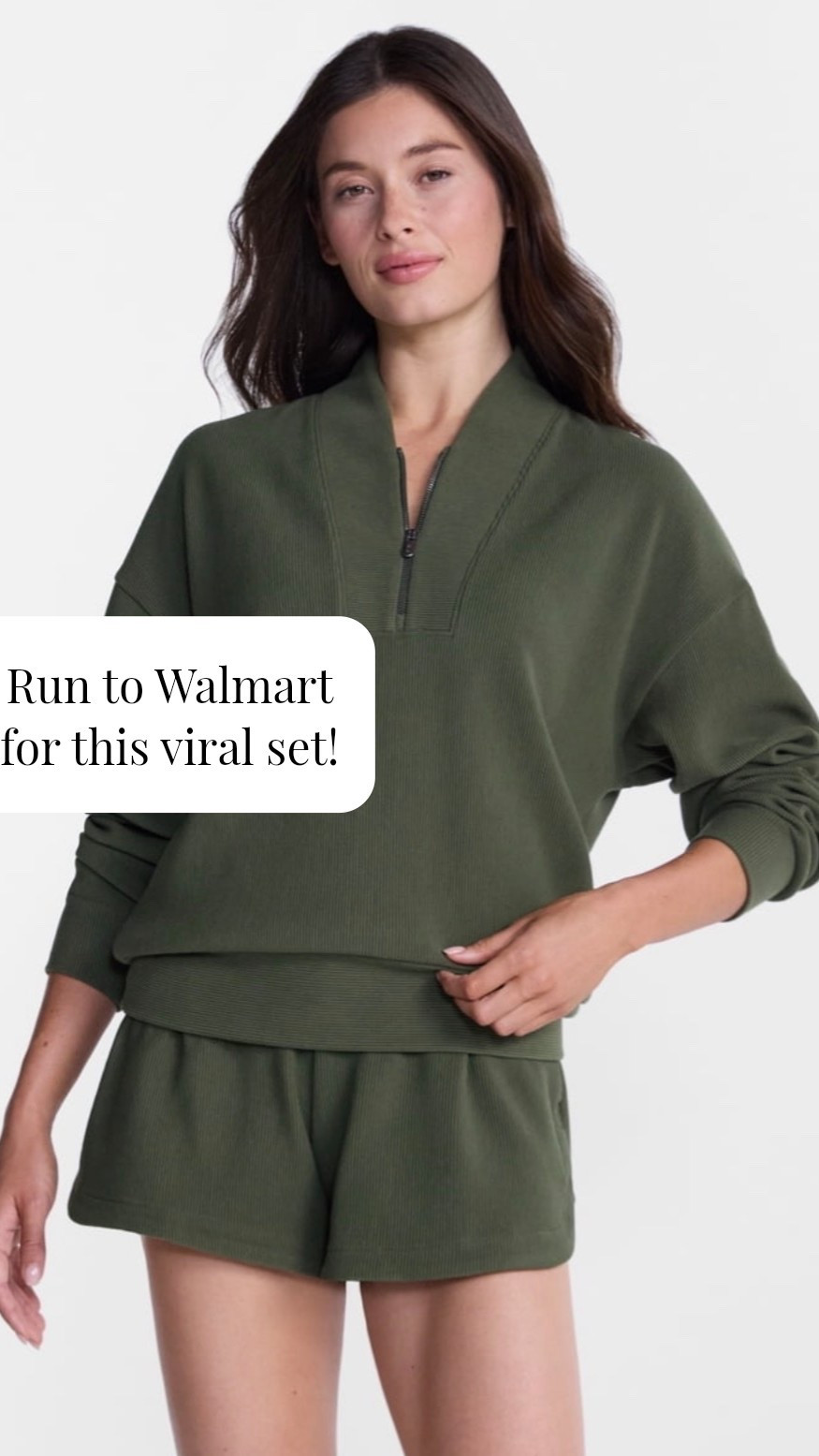 Walmart has stepped up their clothing game and I am obsessed with this sweatshirt and shorts combo! It’s perfect for days at the ballpark, the car line, or even working from home.

#LTKmomlife #LTKootd