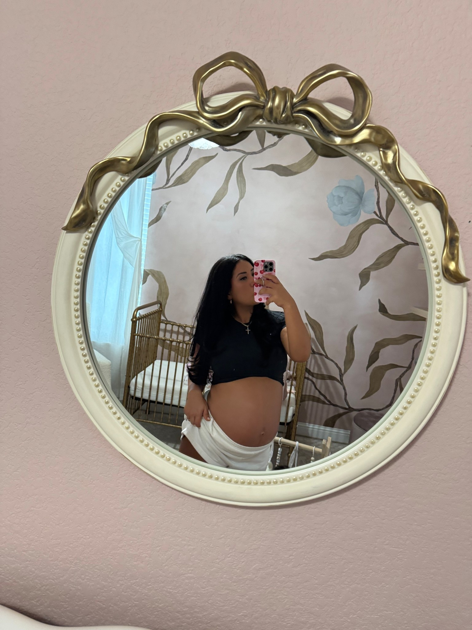 Cutie mirror for baby girls nursery 


Bow theme 
Girly girl
Nursery 
Bow mirror 

#LTKKids #LTKHome #LTKBaby