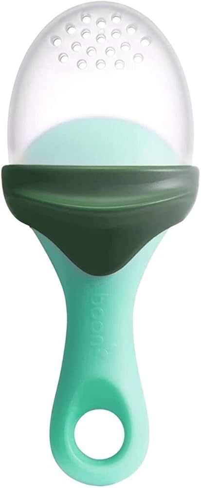Boon PULP Silicone Baby Feeder — 1 Count — Mint and Green — Soft Silicone Vegetable and Fru... | Amazon (US)