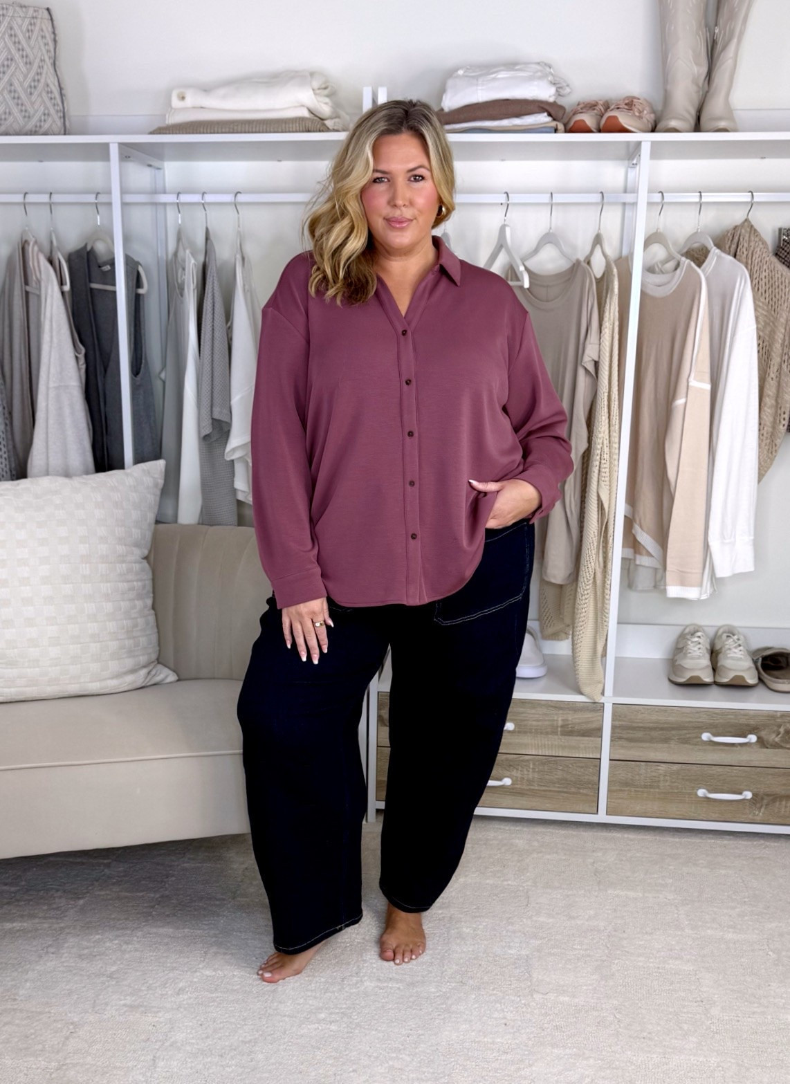 Spanx sale!! Use code LTK20 on full priced items! Ends on 9/26! Wearing a size 2X. Plus size, outfit inspo, fall fashion, denim, apron belly @Spanx #spanxpartner

#LTKSeasonal #LTKPlusSize #LTKMidsize