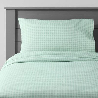 Gingham Cotton Sheet Set - Pillowfort™ | Target