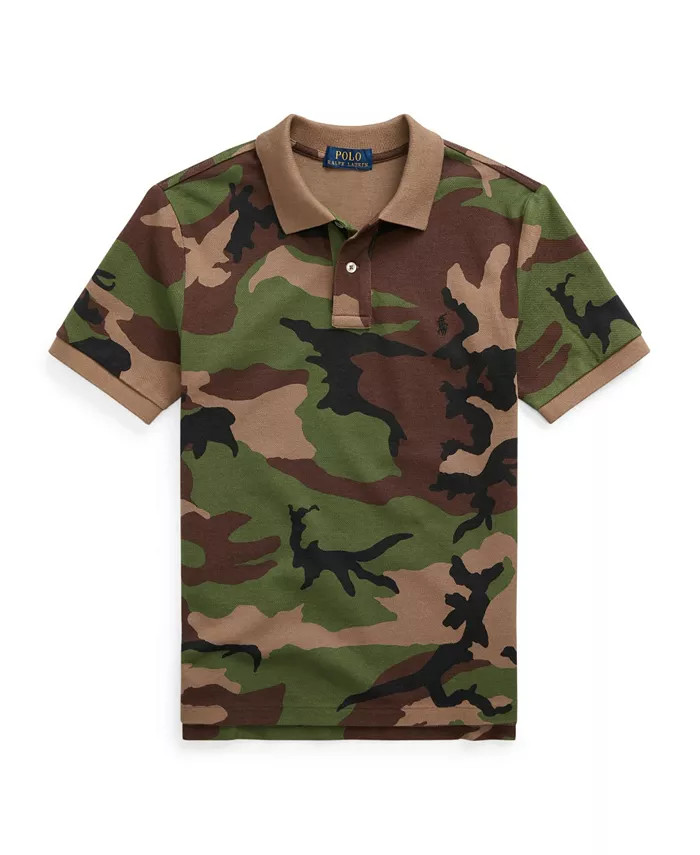 Polo Ralph Lauren Big Boys Camo Cotton Mesh Polo Shirt & Reviews - Shirts & Tops - Kids - Macy's | Macys (US)