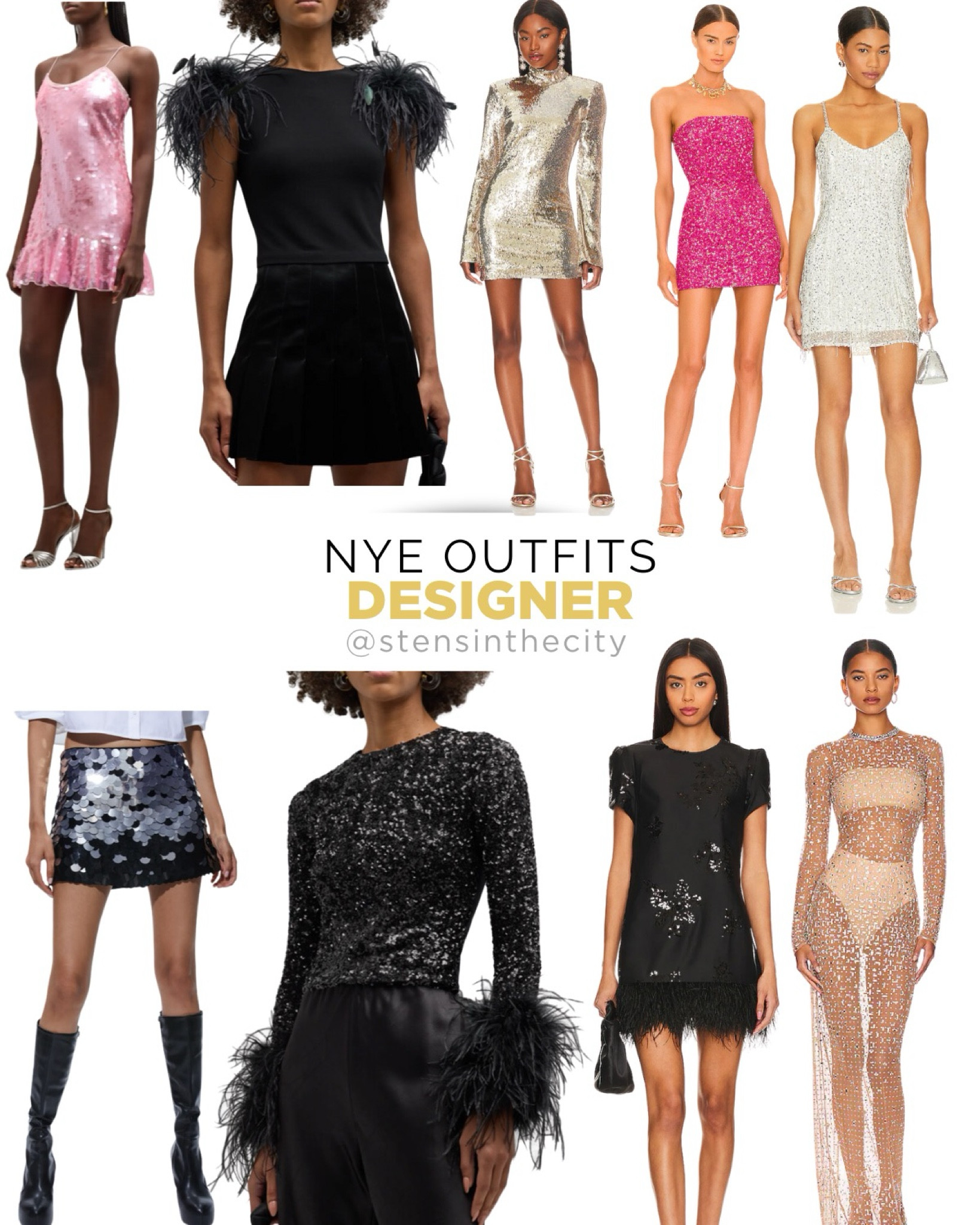 New Year's Eve Outfit
Sequin dress
NYE dress
New Year's dress
Black dress
Silver dress
Holiday party 
Sparkly dress
Midi dress
Mini dress
Feather dress
Sequin skirt
Holiday skirt
Designer outfit

#LTKparties #LTKHoliday #LTKSeasonal