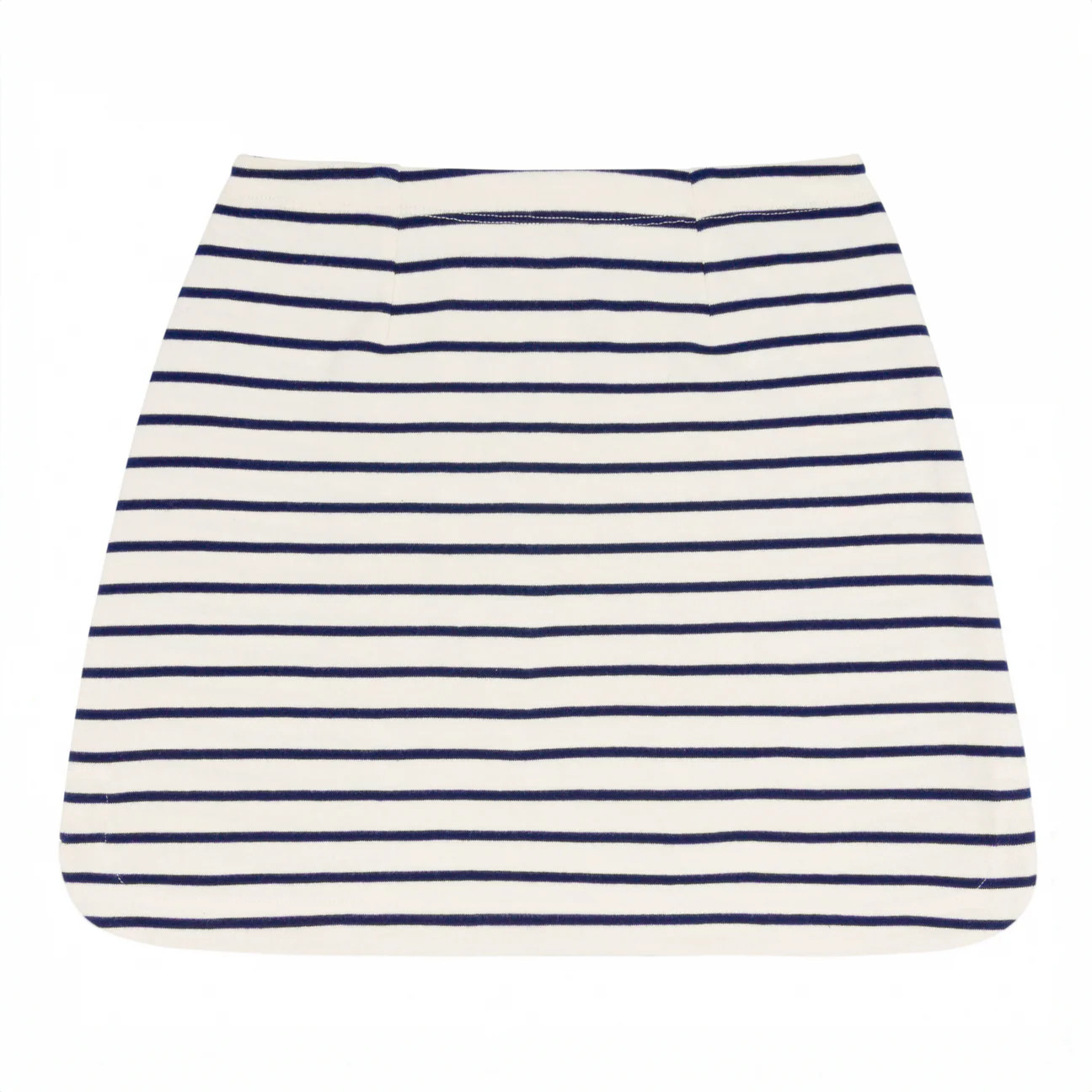 women's cream and red stripe skirt | Minnow