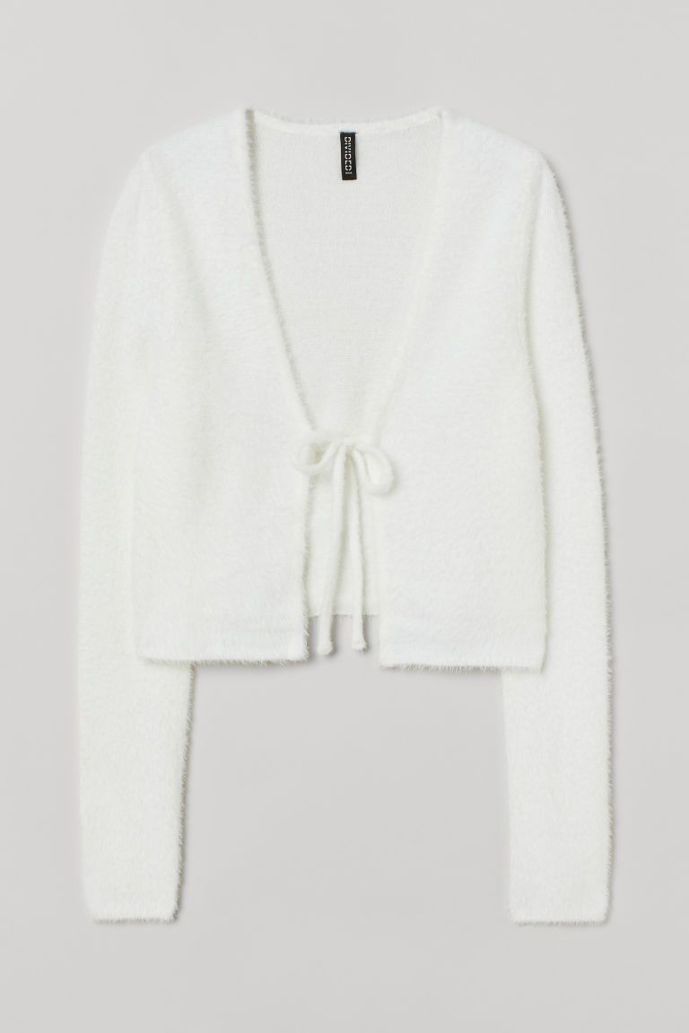 H & M - Short Cardigan - White | H&M (US + CA)