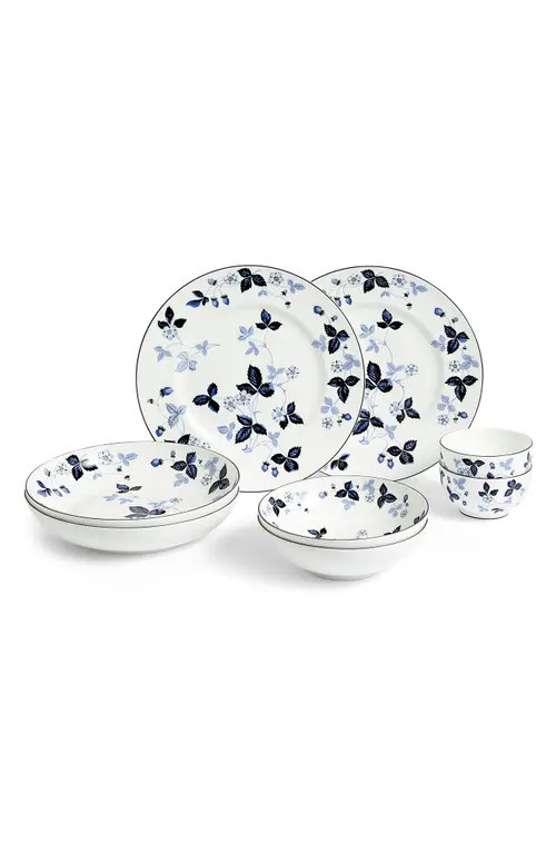Wedgwood Wild Strawberry 8-Piece Bone China Dinnerware Set in Blue at Nordstrom | Nordstrom