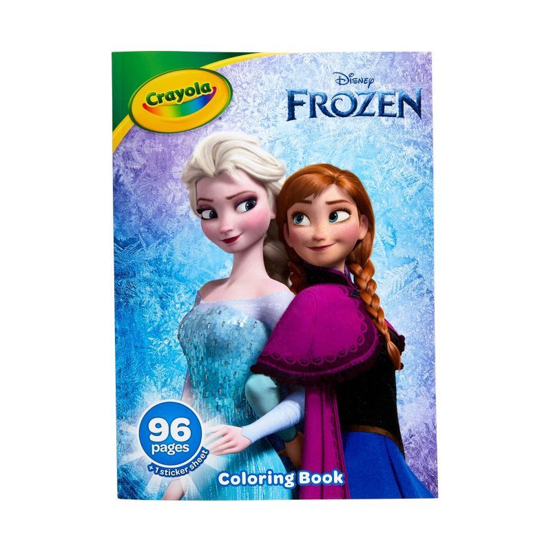 Crayola 96pg Disney Frozen Coloring Book with Sticker Sheet | Target