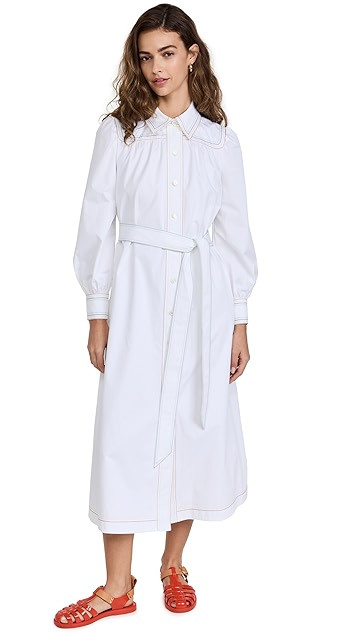 Tory Burch Multicolor Topstitch Artist Dress | SHOPBOP | Shopbop