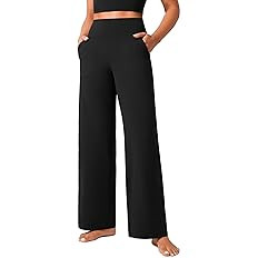 CRZ YOGA Butterlift Wide Leg Pants Pockets 29"/31"/33" - High Waisted Yoga Lounge Buttery Soft Co... | Amazon (US)