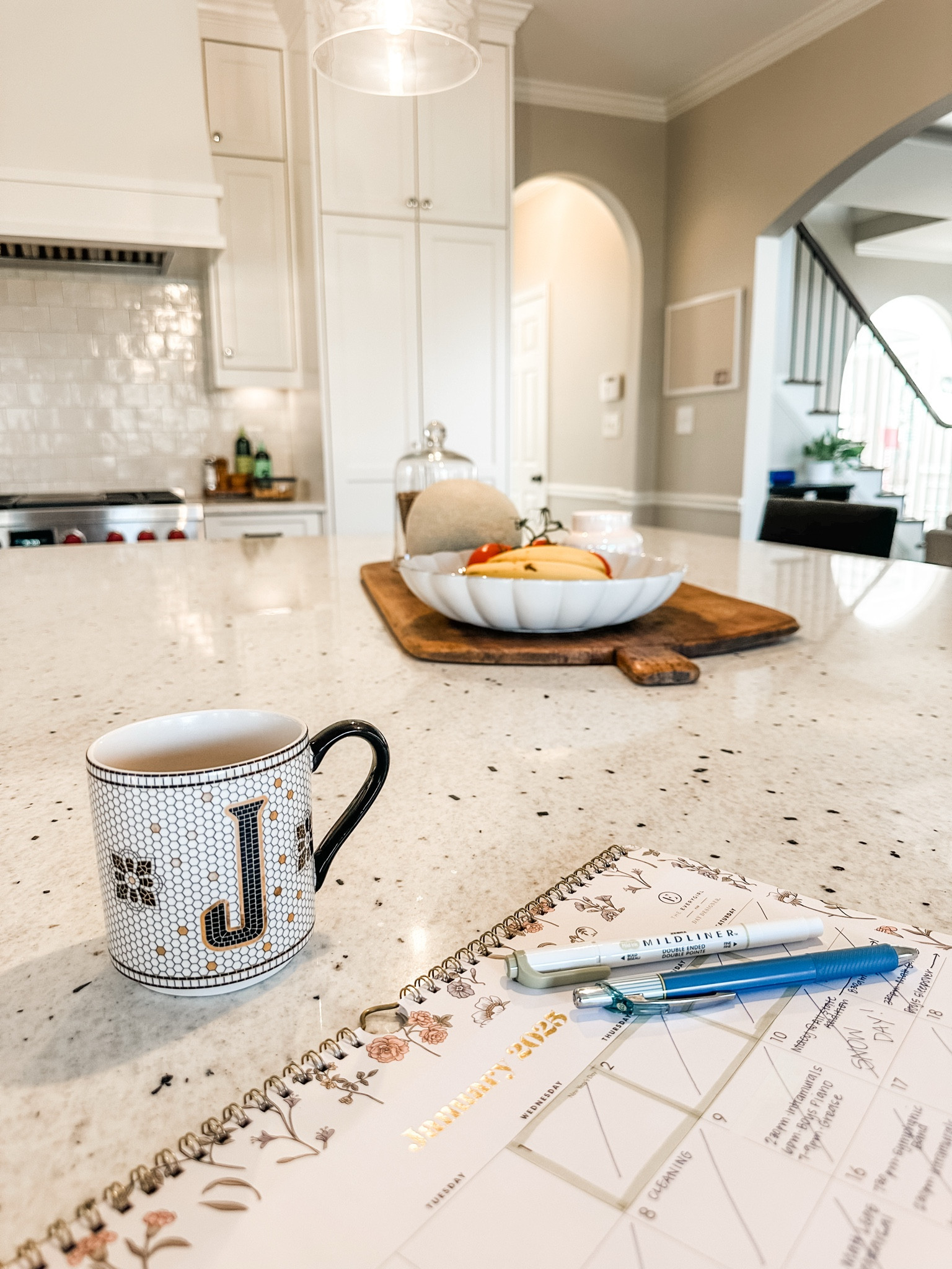 Coffee + Calendar time ☕️ 🗓️ 
#home #calendar #organization #kitchen 

#LTKHome
