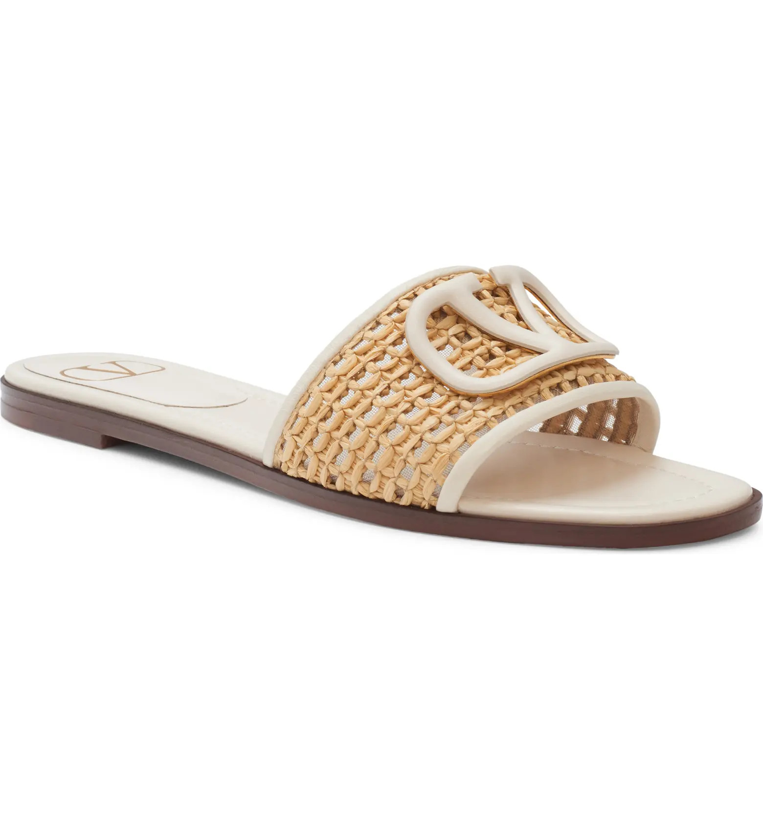 VLOGO Raffia Slide Sandal (Women) | Nordstrom